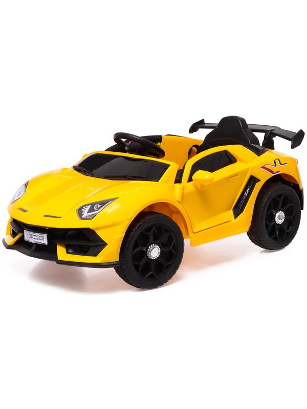 Электромобиль «Ламбо», 2 мотора, цвет желтый