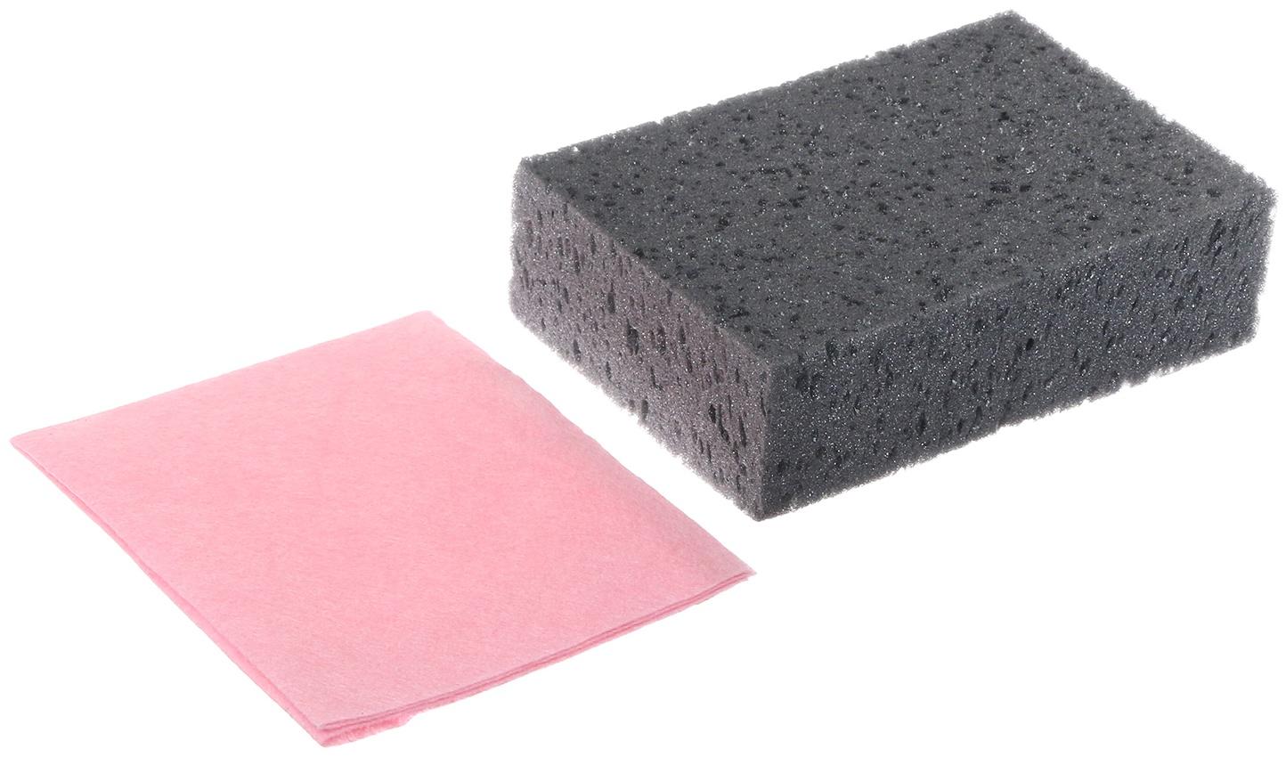 Губка автомобильная + салфетка вискоза, 20 х 14 х 6 см