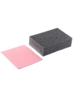 Губка автомобильная + салфетка вискоза, 20 х 14 х 6 см