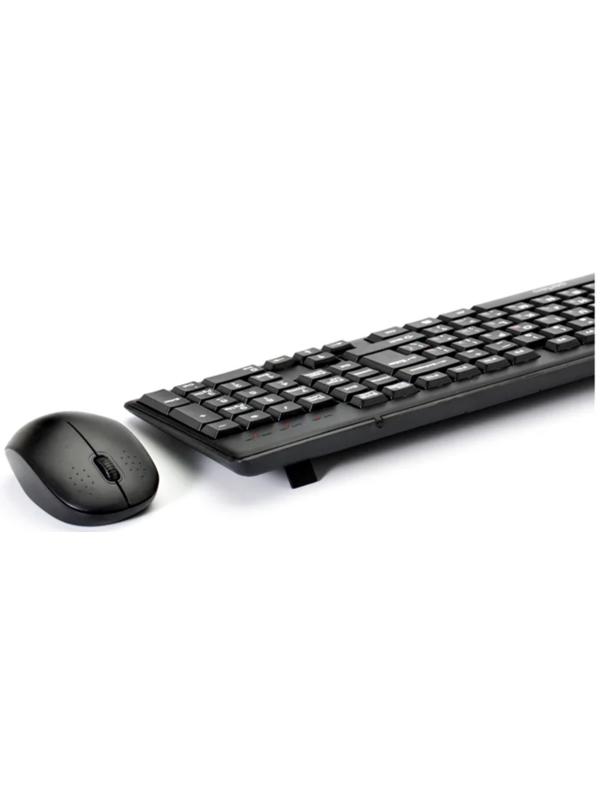 Комплект клавиатура и мышь Perfeo TEAM, мембран, 1000 dpi, USB, чёрный