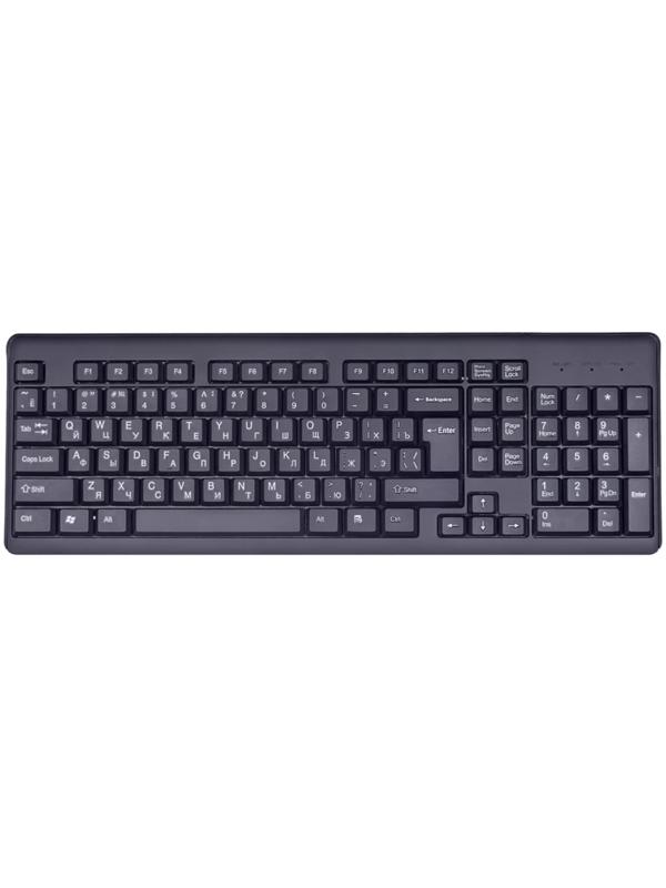 Комплект клавиатура и мышь Perfeo TEAM, мембран, 1000 dpi, USB, чёрный