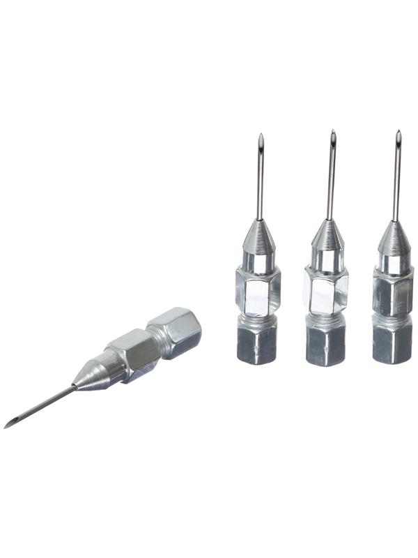 Игла для шприцевания, 70 мм, металлическая, набор 4 шт