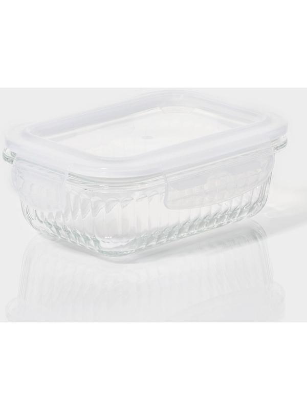 Контейнер из жаропрочного стекла Доляна «Данте», прямоугольный, 370 мл, 14,5×10,5×5,5 см