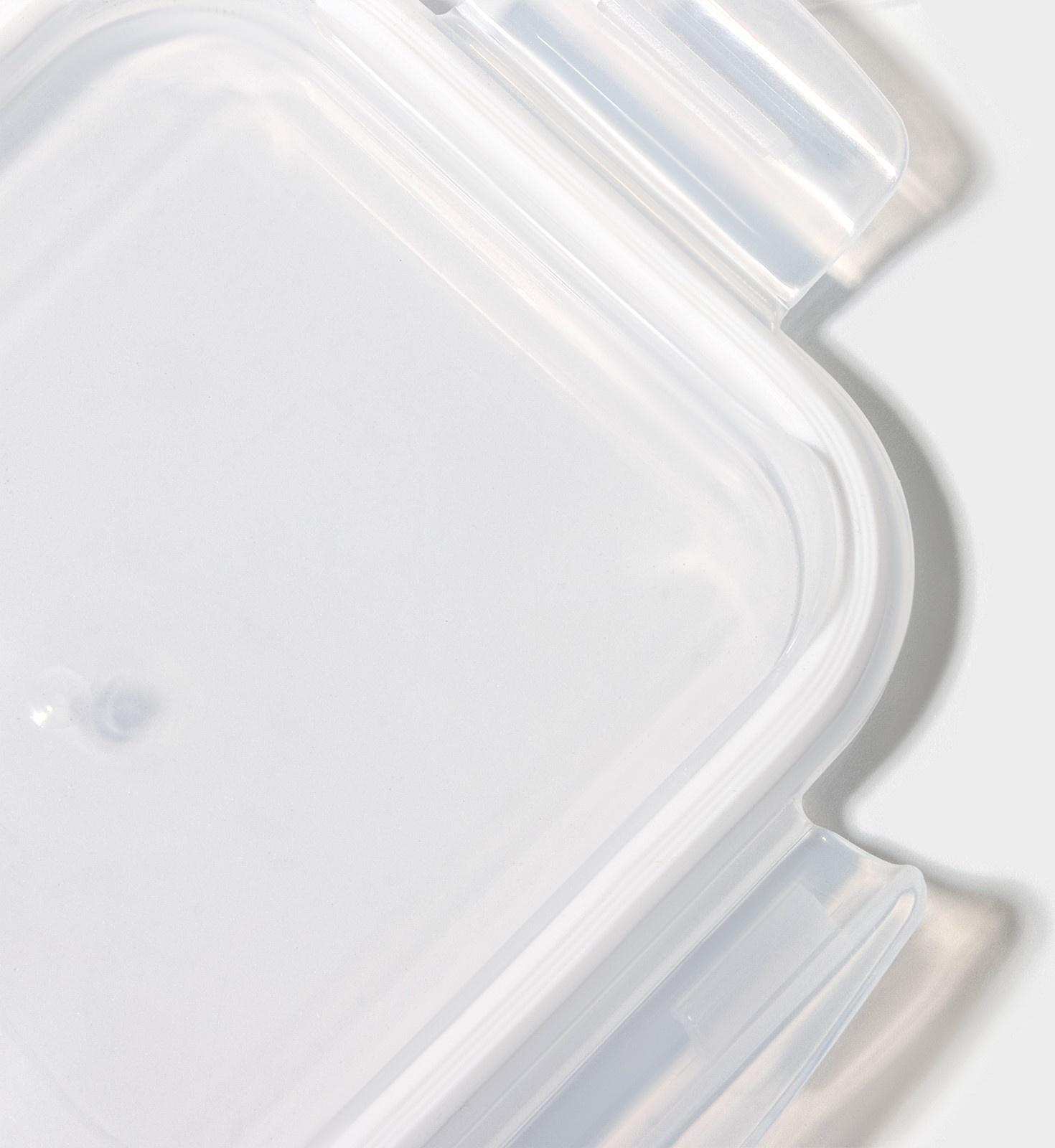 Контейнер из жаропрочного стекла Доляна «Данте», прямоугольный, 640 мл, 17×12,5×6,3 см