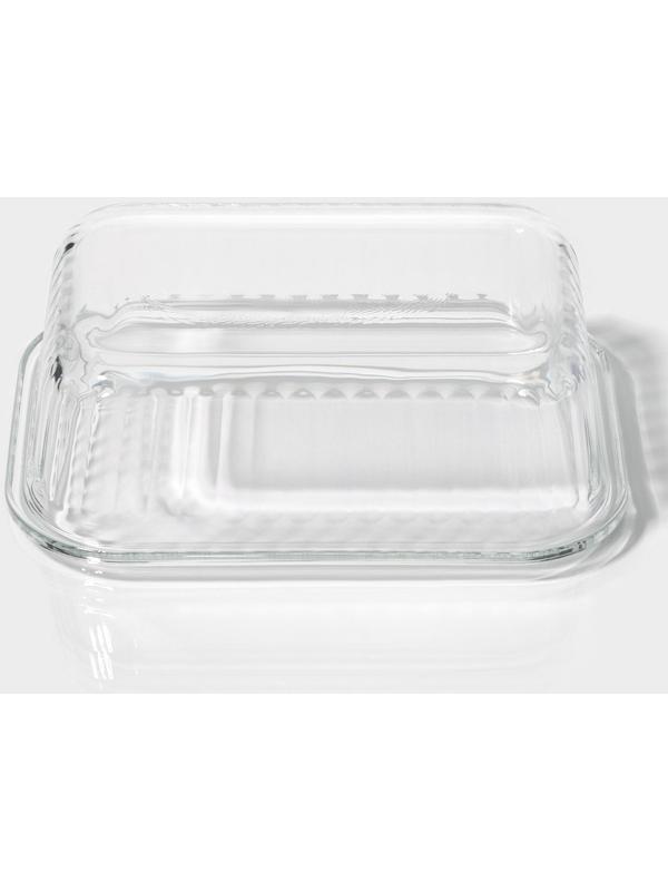 Контейнер из жаропрочного стекла Доляна «Данте», прямоугольный, 640 мл, 17×12,5×6,3 см