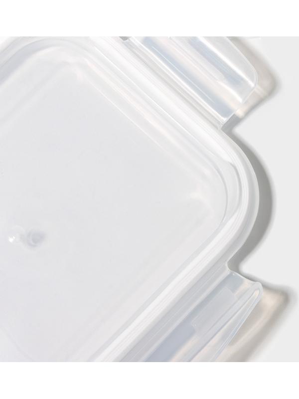 Контейнер из жаропрочного стекла Доляна «Данте», прямоугольный, 640 мл, 17×12,5×6,3 см