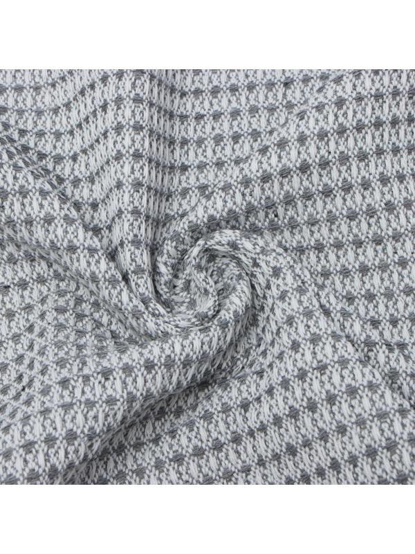 Плед Этель Waffle 130*180см , цв.серый,80%хлопок, 20% п/э