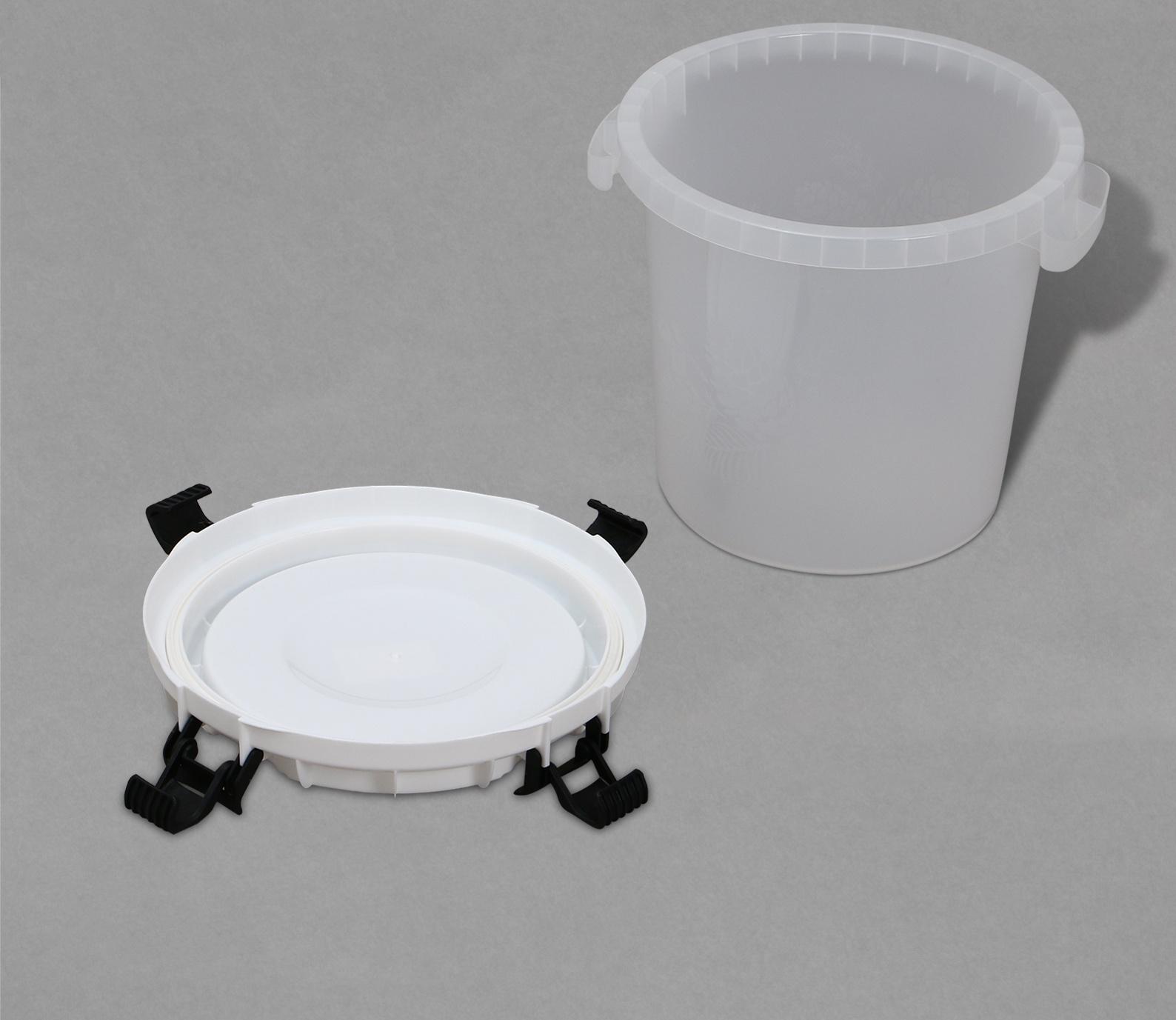 Бак 10 л, пищевой, с герметичной крышкой МИКС