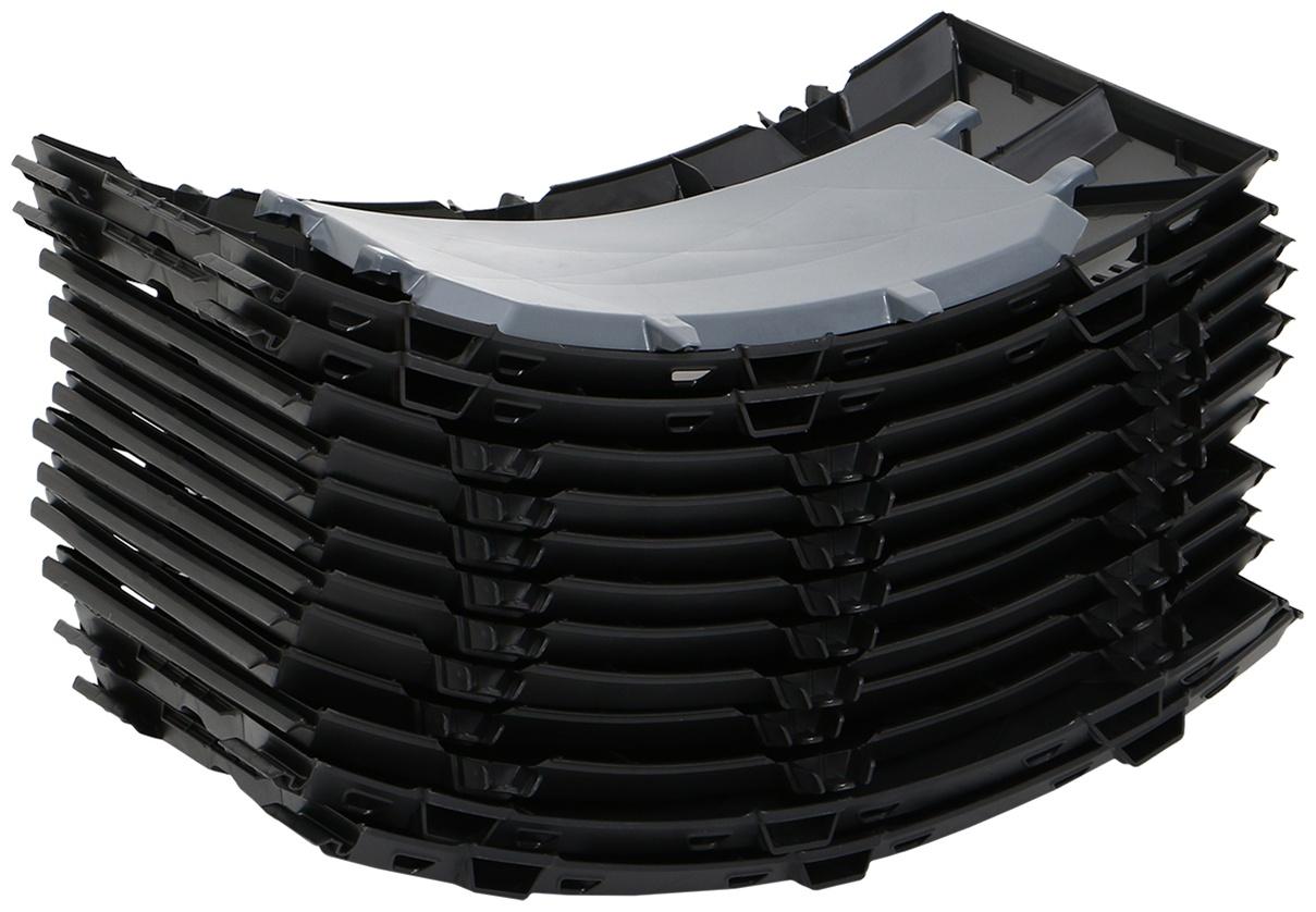 Компостер пластиковый, 800 л, 78 х 108 х 108 см, черный