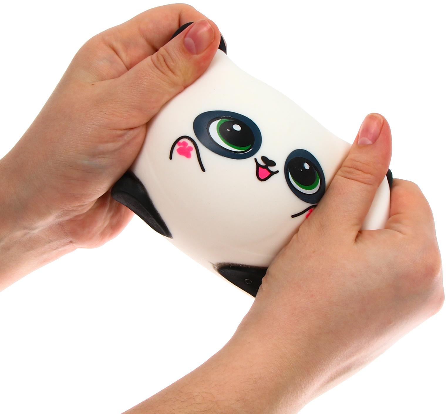 Мялка-антистресс «Пандочка»,с пастой, в пакете