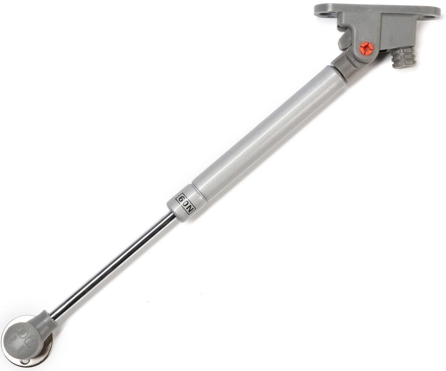 Газлифт 60N CAPPIO, с доводчиком, бесшумное открывание/закрывание, серый