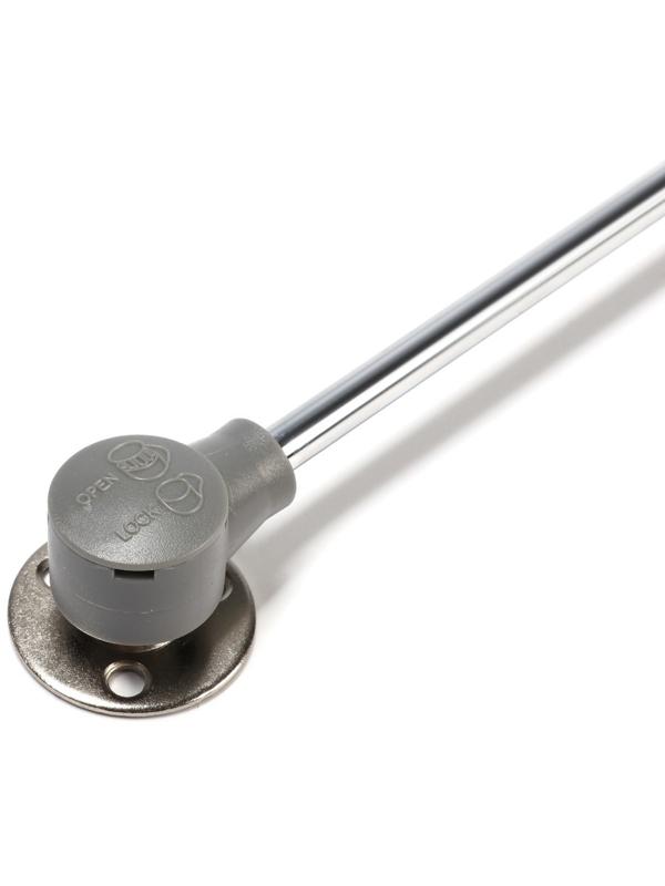 Газлифт 60N CAPPIO, с доводчиком, бесшумное открывание/закрывание, серый