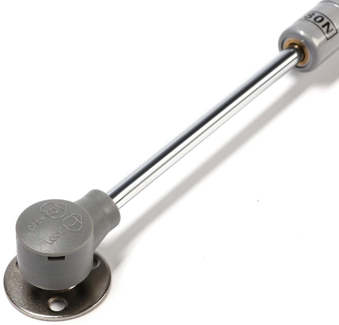 Газлифт 80N CAPPIO, с доводчиком, бесшумное открывание/закрывание, серый