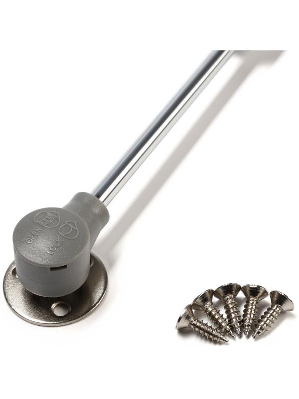 Газлифт 80N CAPPIO, с доводчиком, бесшумное открывание/закрывание, серый