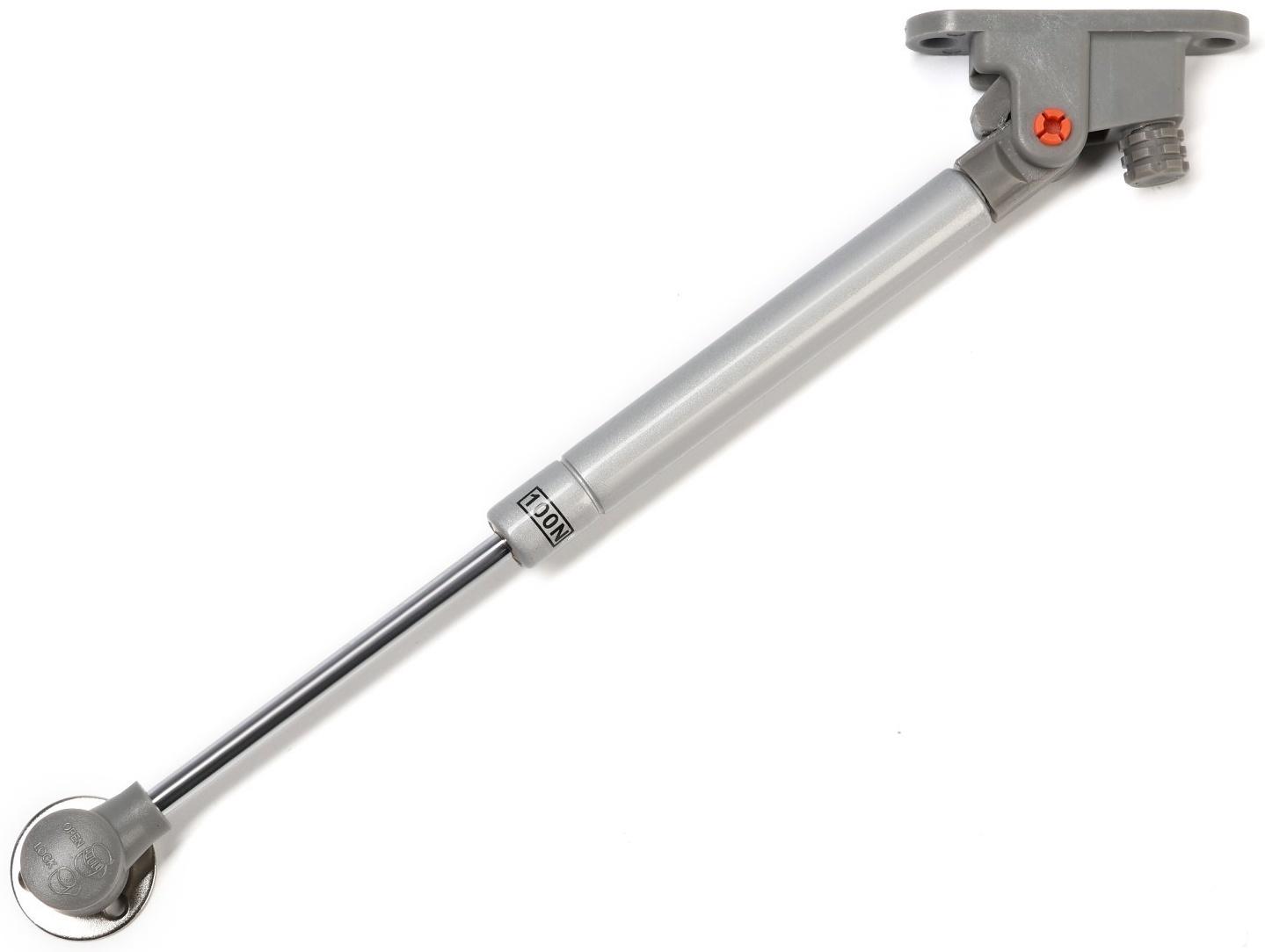 Газлифт 100N CAPPIO, с доводчиком, бесшумное открывание/закрывание, серый