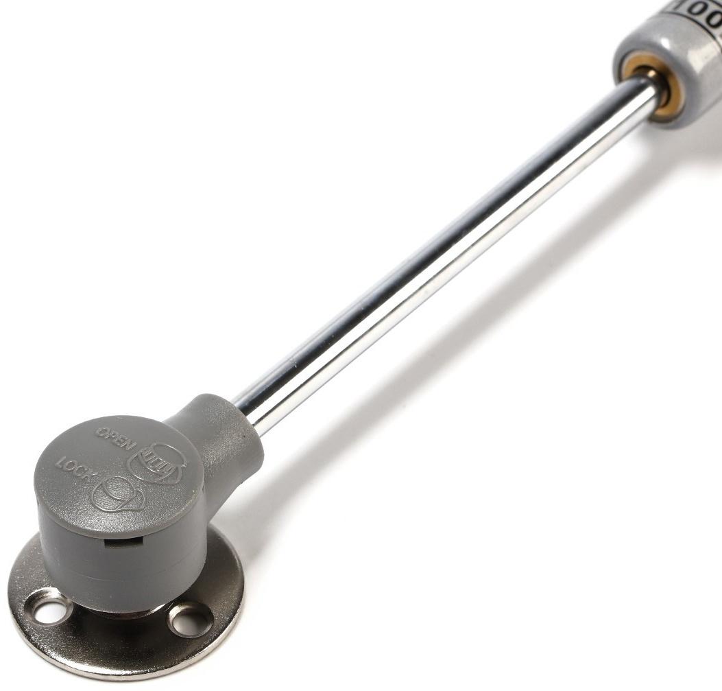 Газлифт 100N CAPPIO, с доводчиком, бесшумное открывание/закрывание, серый