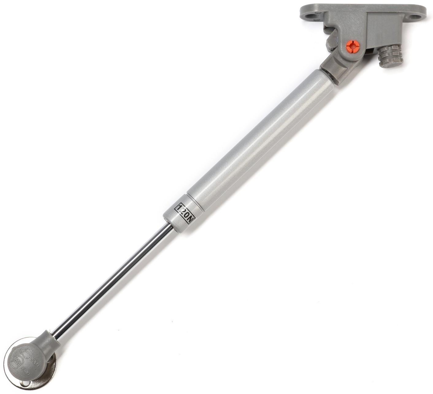 Газлифт 120N CAPPIO, с доводчиком, бесшумное открывание/закрывание, серый