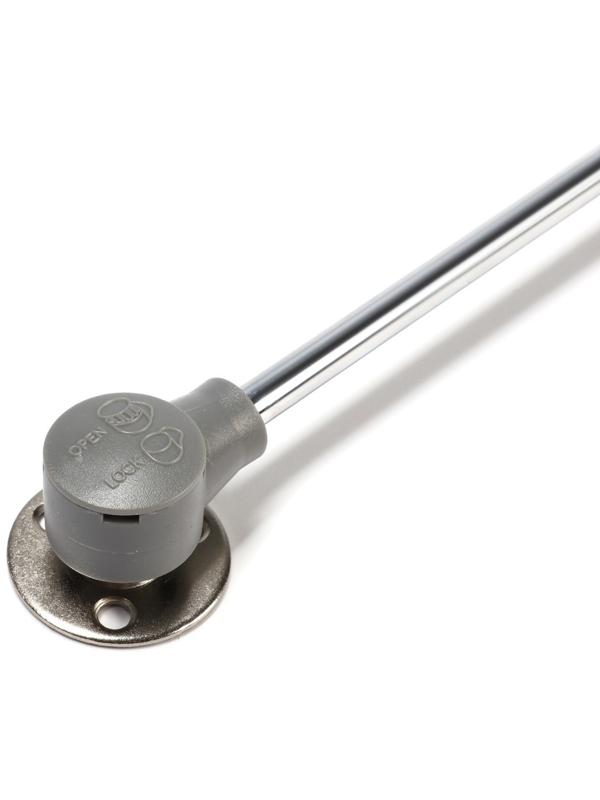 Газлифт 120N CAPPIO, с доводчиком, бесшумное открывание/закрывание, серый