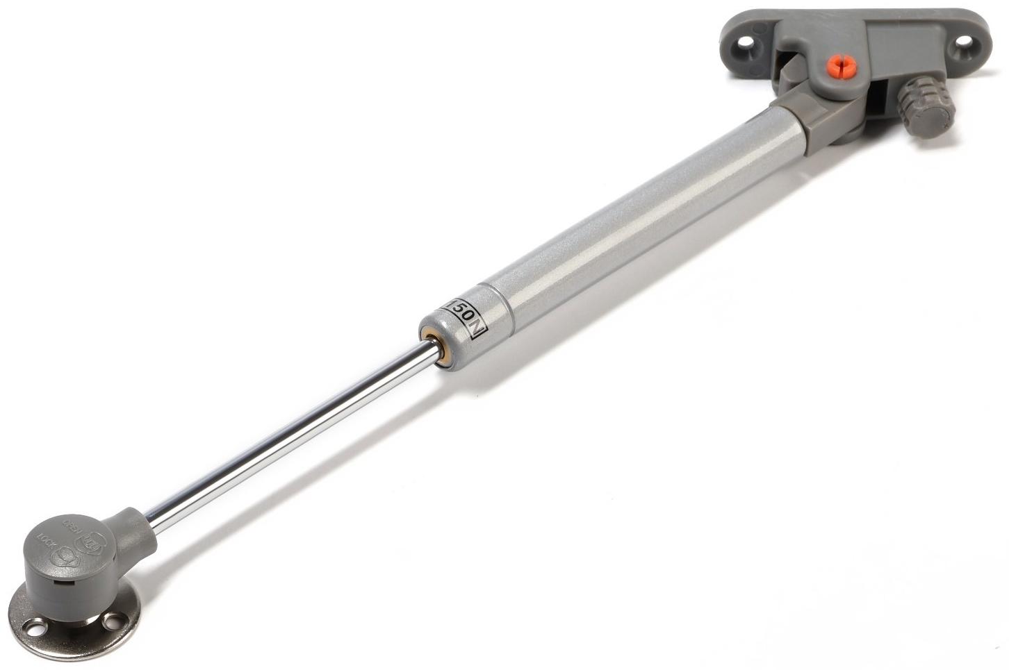 Газлифт 150N CAPPIO, с доводчиком, бесшумное открывание/закрывание, серый