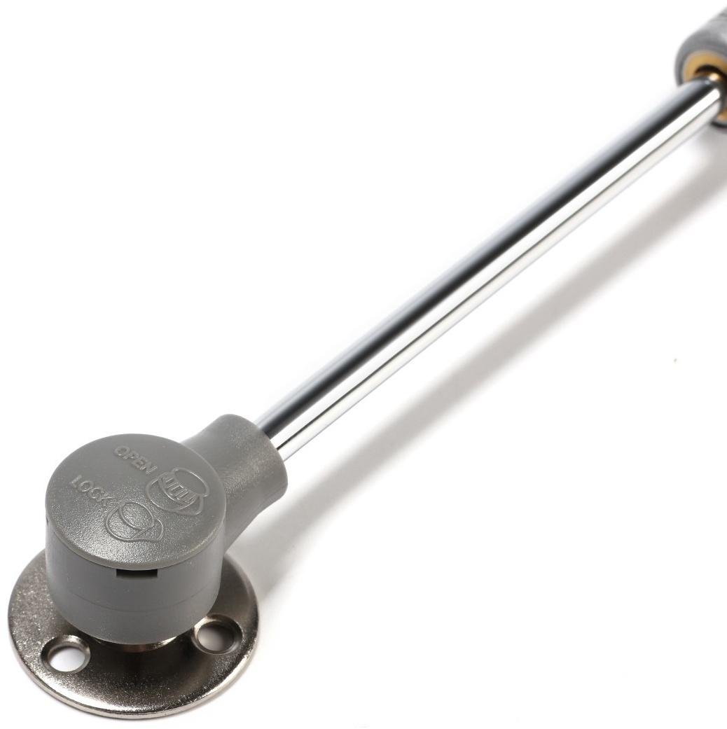 Газлифт 150N CAPPIO, с доводчиком, бесшумное открывание/закрывание, серый