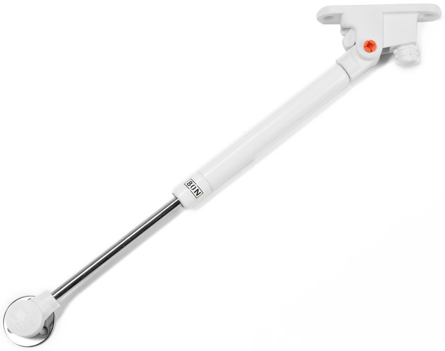 Газлифт 80N CAPPIO, с доводчиком, бесшумное открывание/закрывание, белый