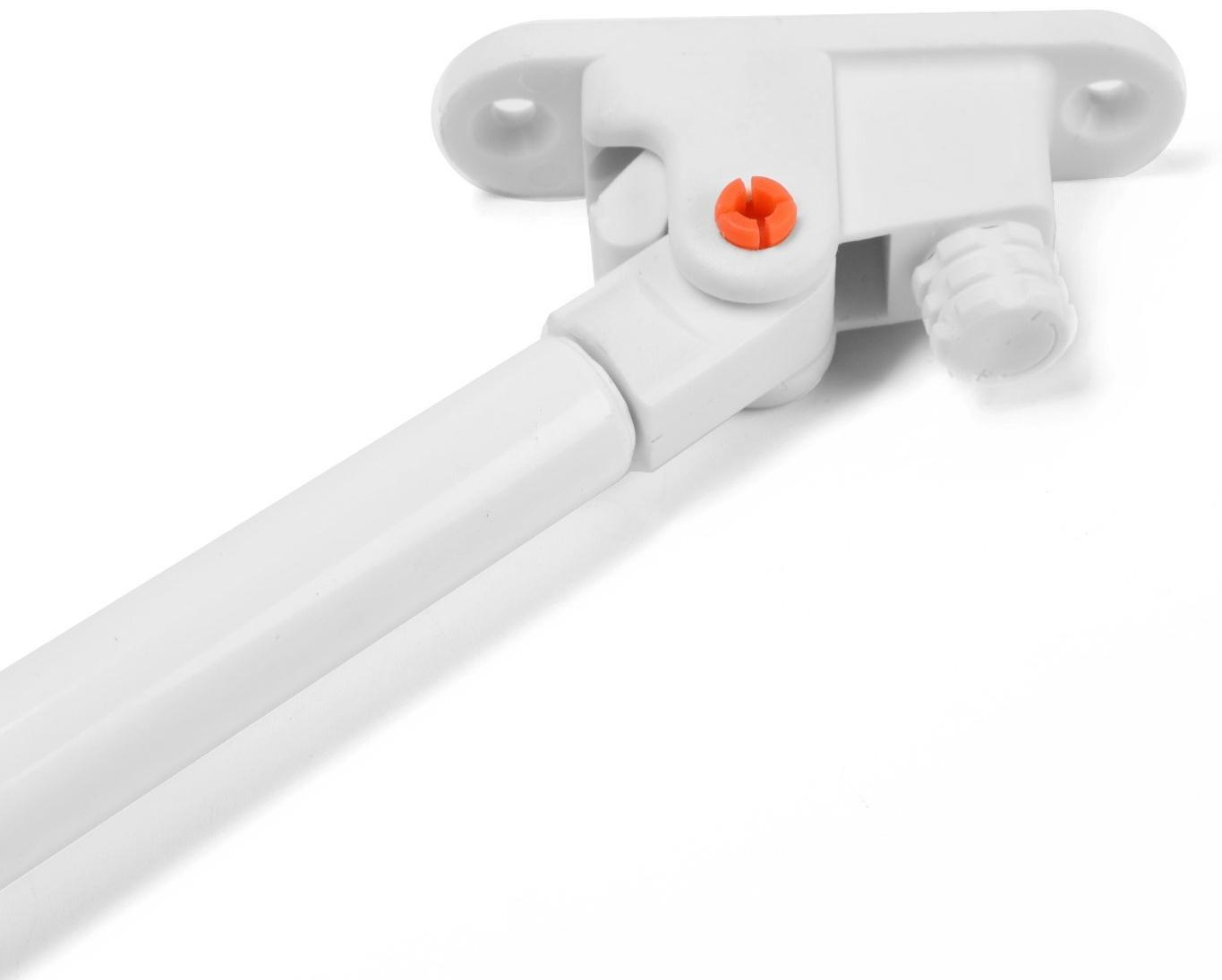 Газлифт 120N CAPPIO, с доводчиком, бесшумное открывание/закрывание, белый