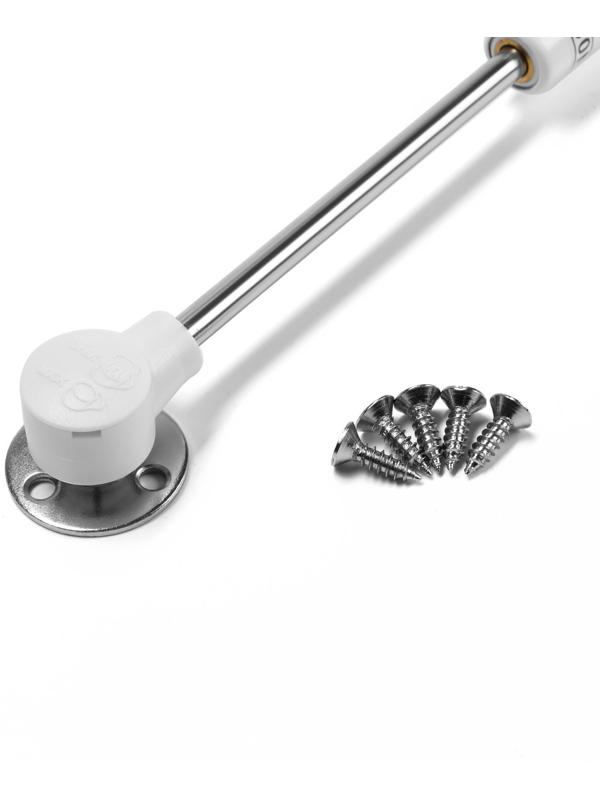 Газлифт 120N CAPPIO, с доводчиком, бесшумное открывание/закрывание, белый