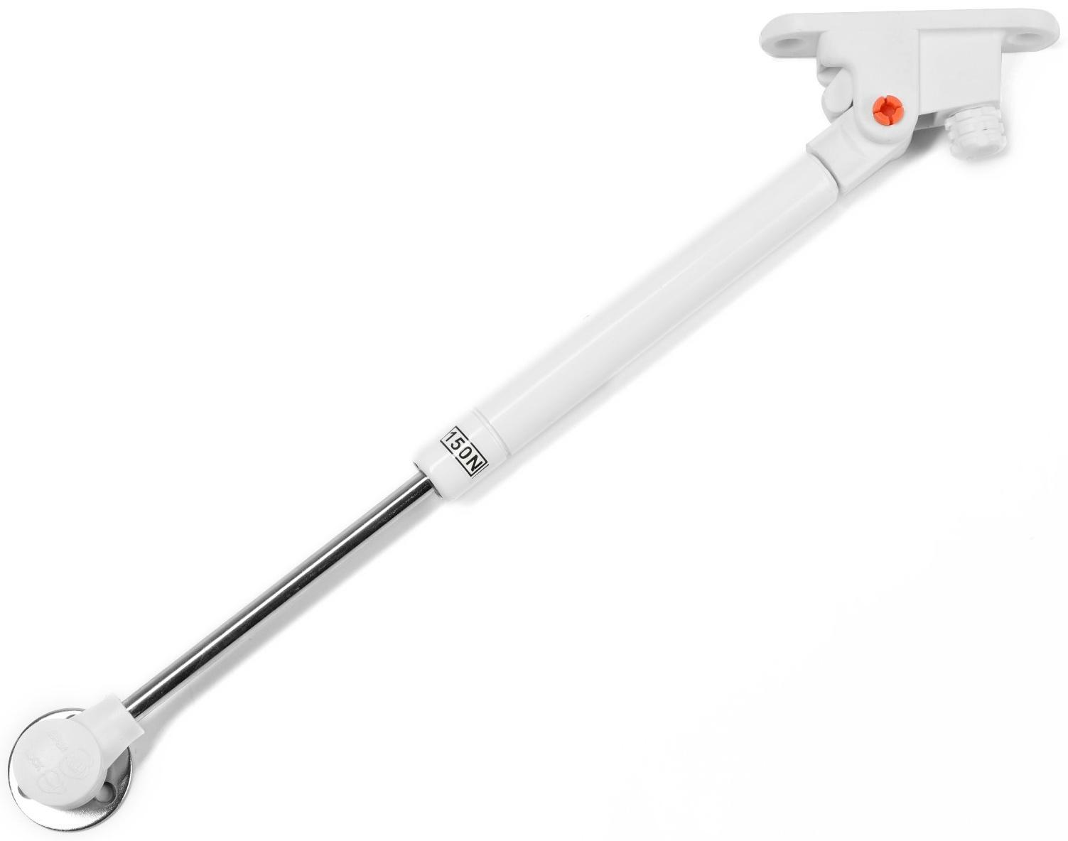 Газлифт 150N CAPPIO, с доводчиком, бесшумное открывание/закрывание, белый