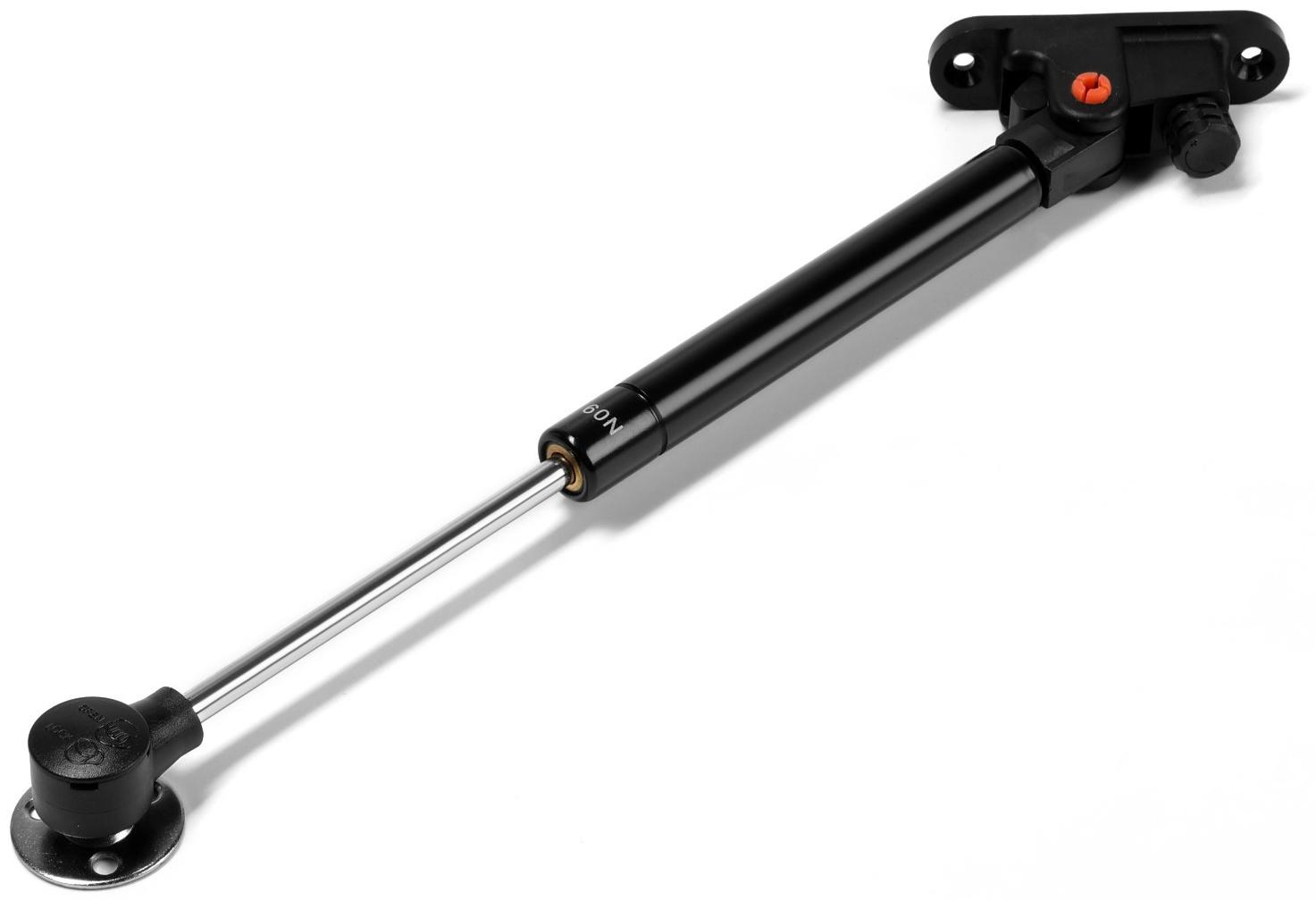 Газлифт 60N CAPPIO, с доводчиком, бесшумное открывание/закрывание, черный