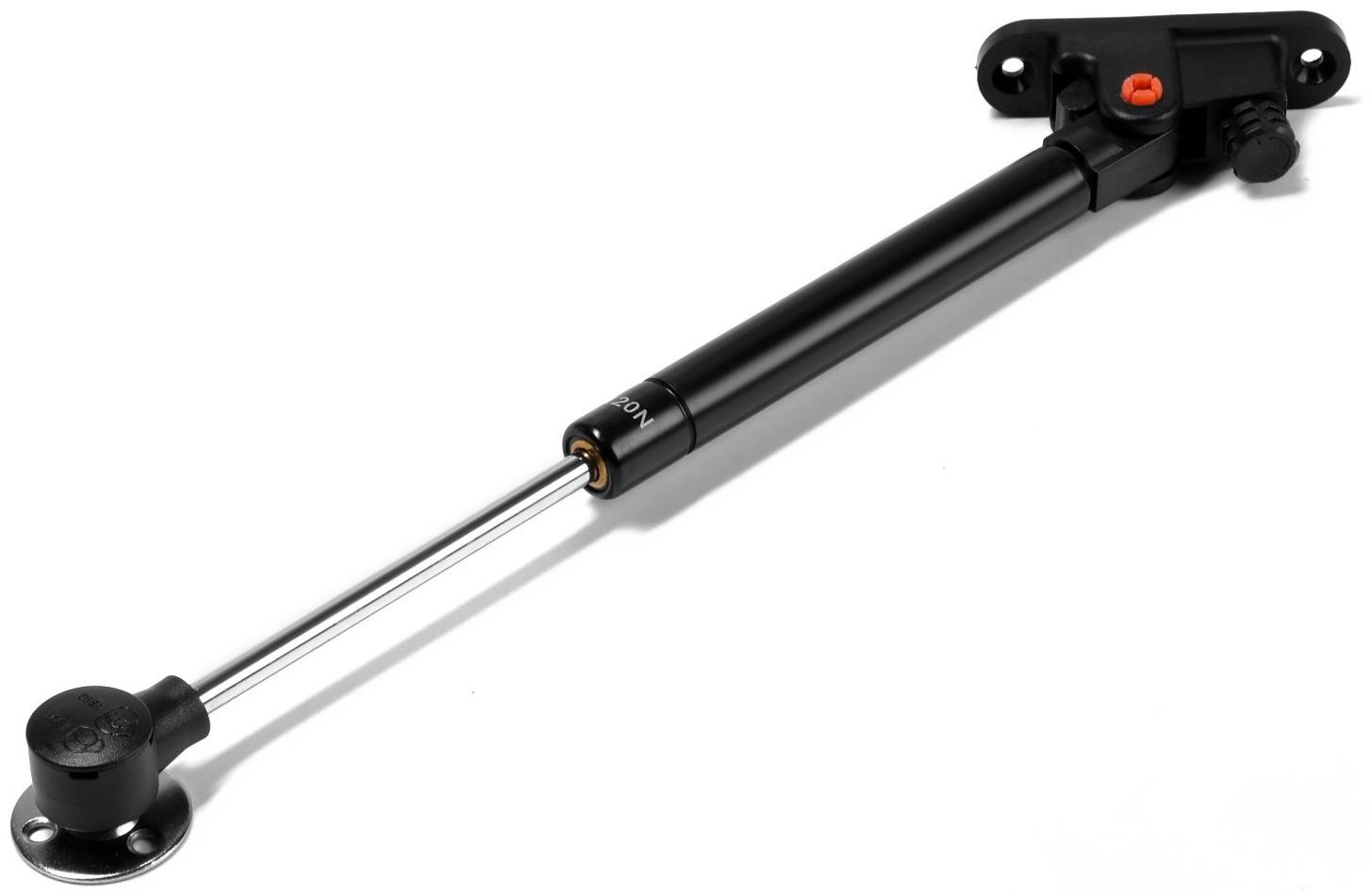 Газлифт 120N CAPPIO, с доводчиком, бесшумное открывание/закрывание, черный