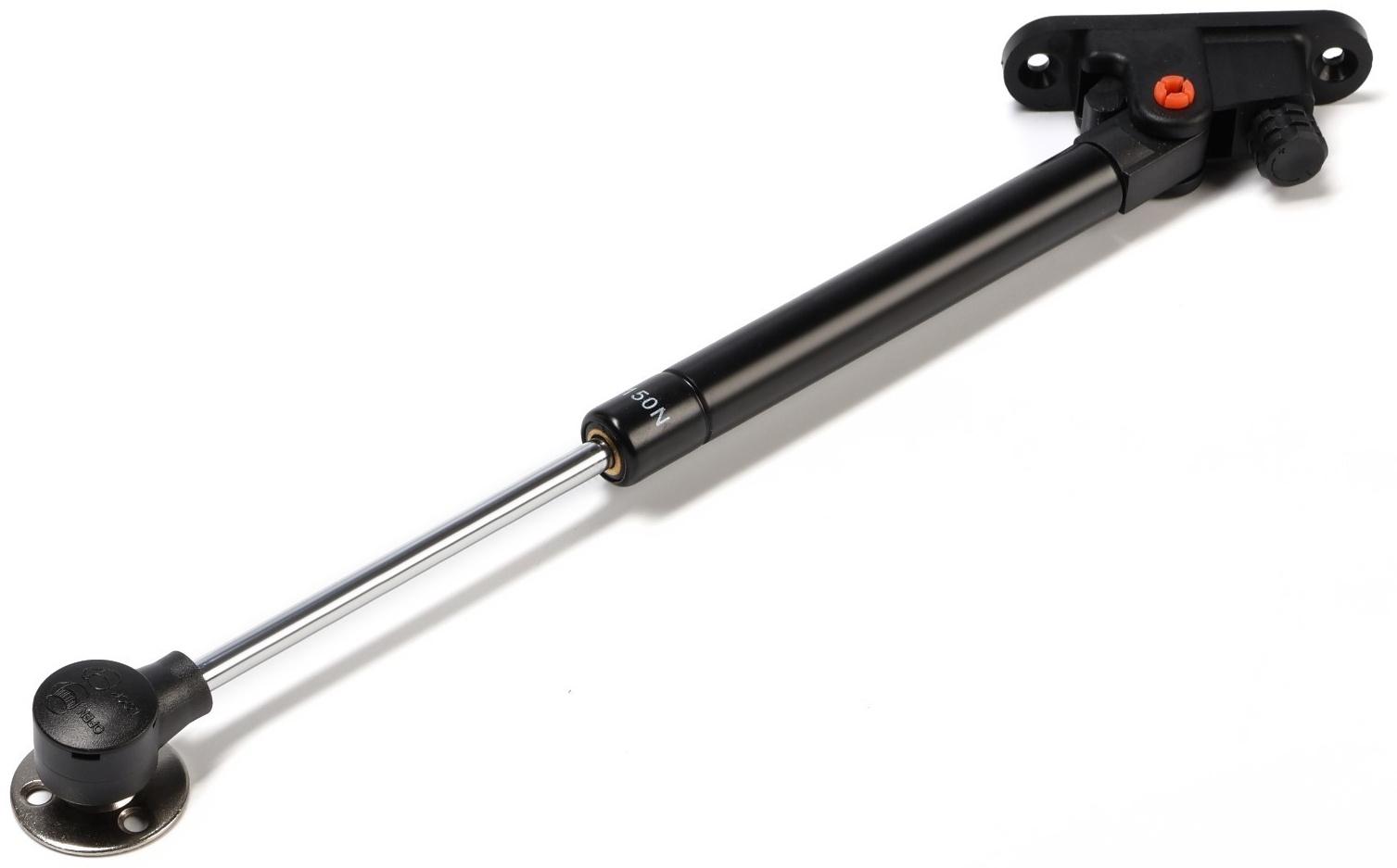 Газлифт 150N CAPPIO, с доводчиком, бесшумное открывание/закрывание, черный