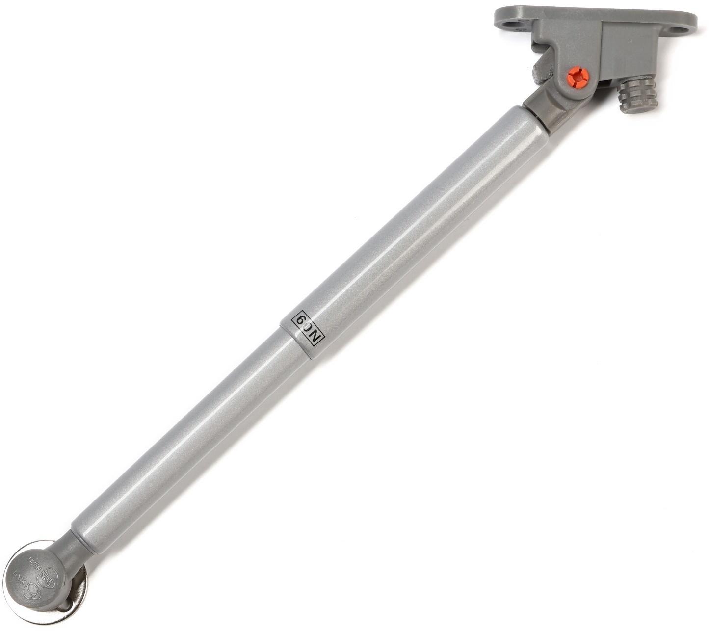 Газлифт 60N CAPPIO, с доводчиком, бесшумное открывание/закрывание, серый, с доп. защитой