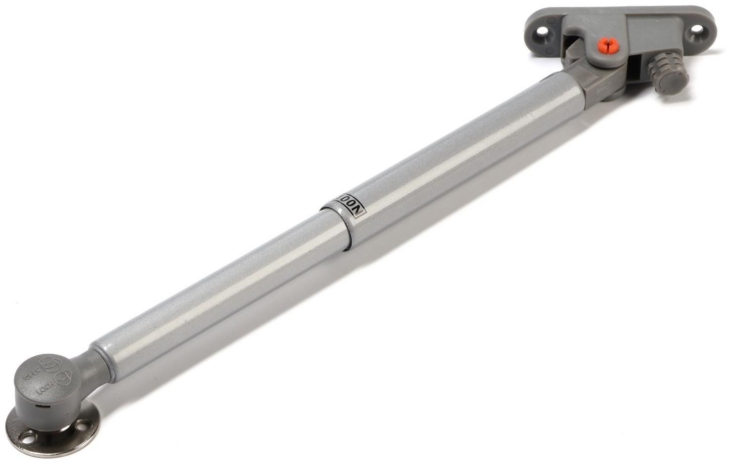 Газлифт 100N CAPPIO, с доводчиком, бесшумное открывание/закрывание, серый, с доп. защитой