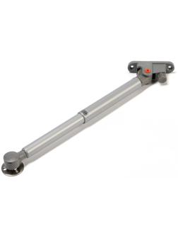 Газлифт 120N CAPPIO, с доводчиком, бесшумное открывание/закрывание, серый, с доп. защитой
