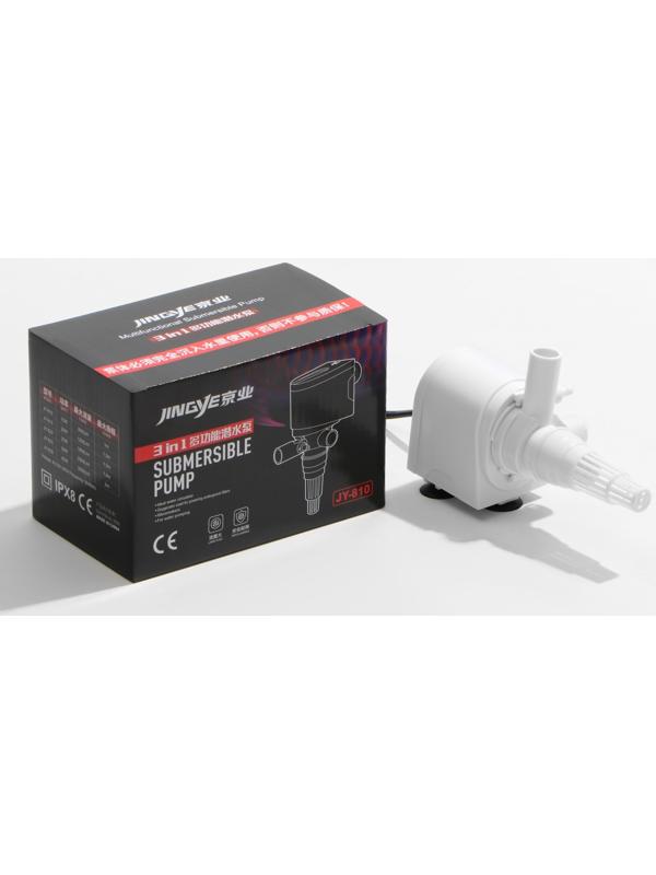 Помпа аквариумная JINGYE JY-810, 800 л/ч, 15 Вт, высота подъема воды 1 м