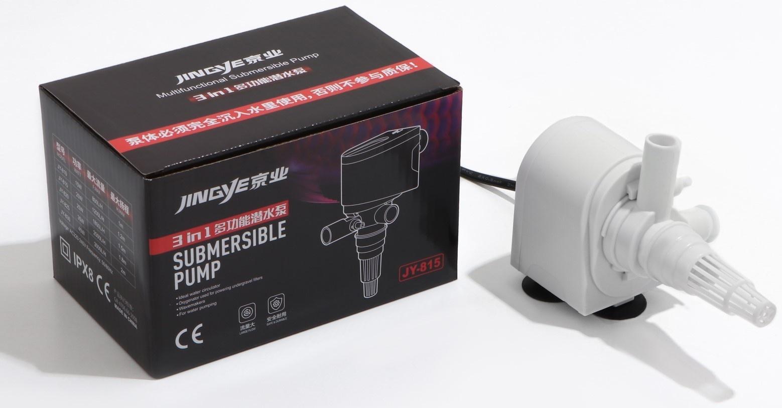 Помпа аквариумная JINGYE JY-815, 1200 л/ч, 20 Вт, высота подъема воды 1,2 м