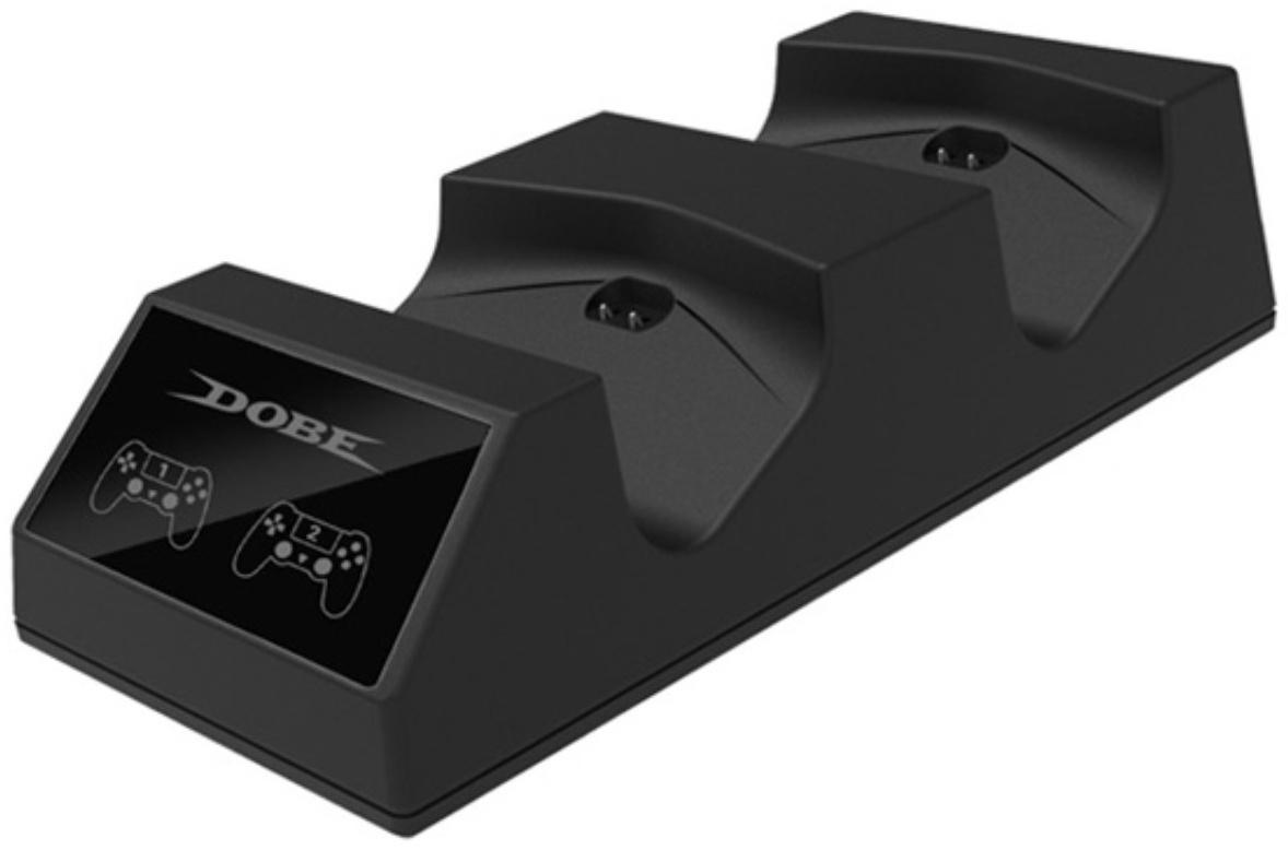 Зарядная станция для 2-х геймпадов PS4 Dobe TP4-1822, магнитные коннекторы, с индикацией