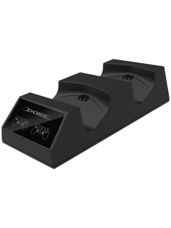 Зарядная станция для 2-х геймпадов PS4 Dobe TP4-1822, магнитные коннекторы, с индикацией