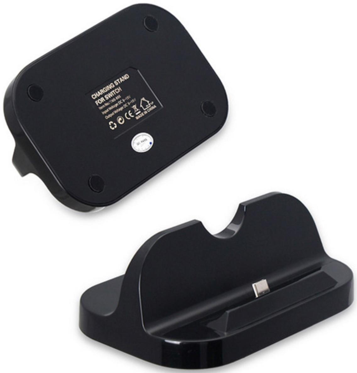 Зарядная станция для 2-х геймпадов Dobe TNS-855, Charge Stand для Nintendo Switch, чёрная