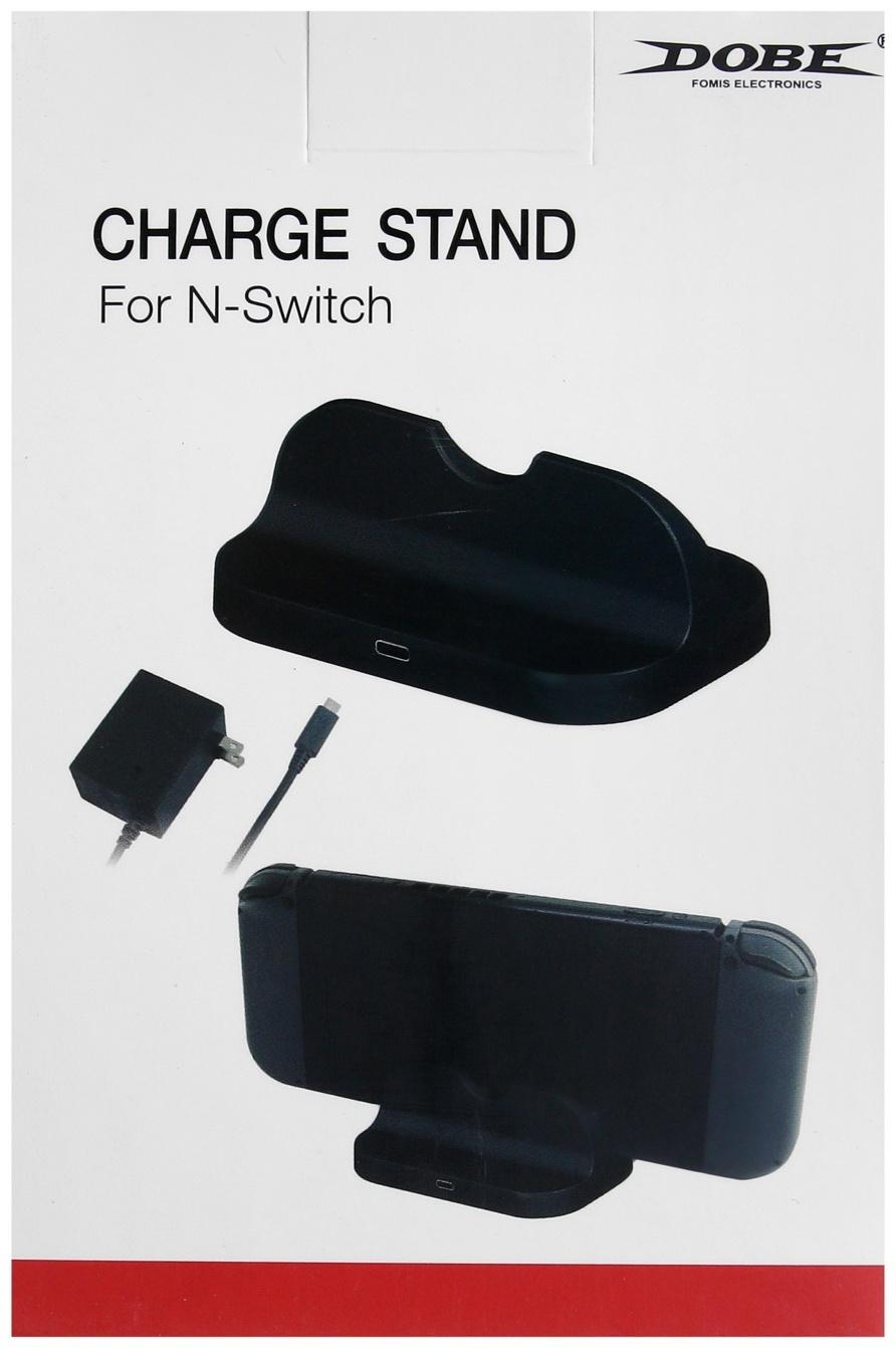 Зарядная станция для 2-х геймпадов Dobe TNS-855, Charge Stand для Nintendo Switch, чёрная
