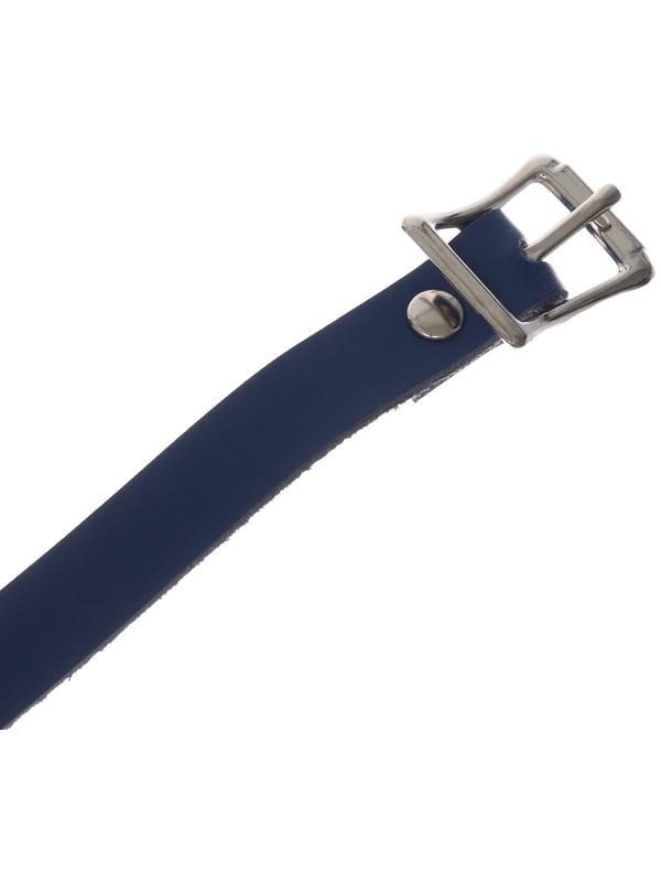 Тренчики из кожи, 500 мм, темно-синий, набор 2 шт