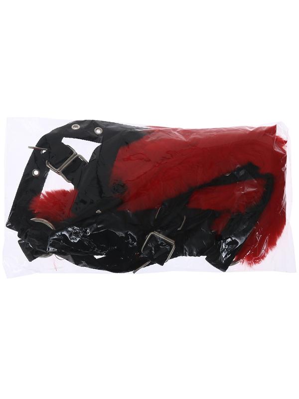 Недоуздок из нейлона с флисовым подкладом, регулируемый размер, черный