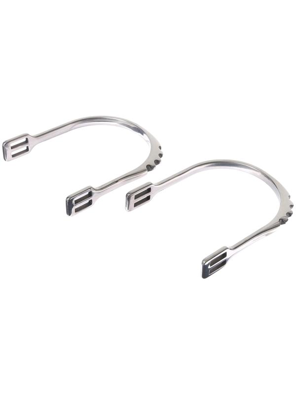 Шпоры с усилителем шенкеля, хром, набор 2 шт