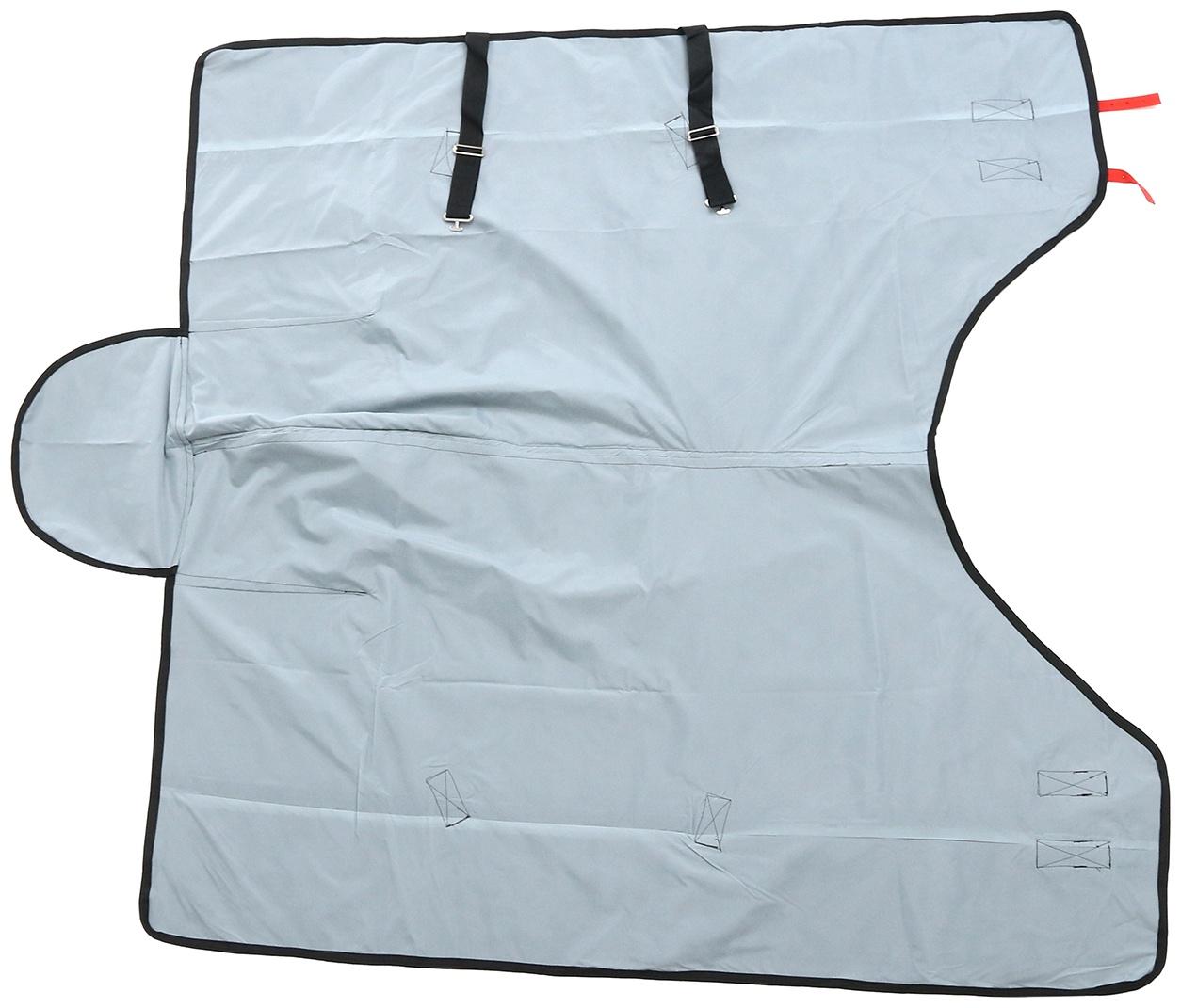 Попона вафельная, черный