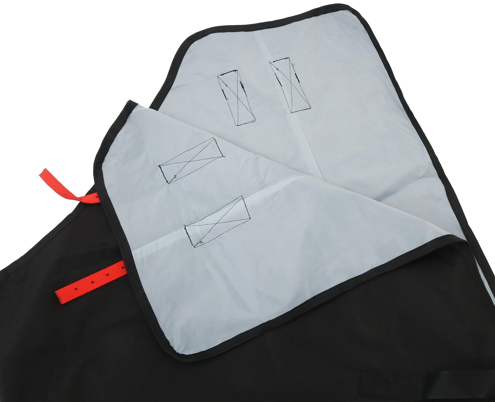 Попона вафельная, черный