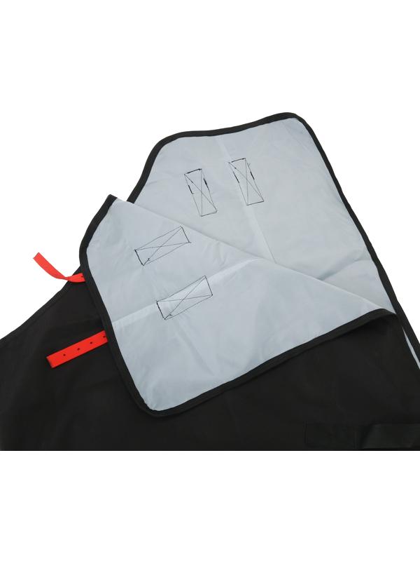 Попона вафельная, черный