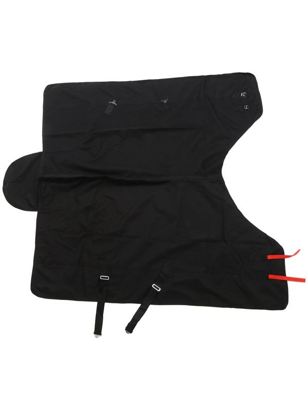 Попона вафельная, черный