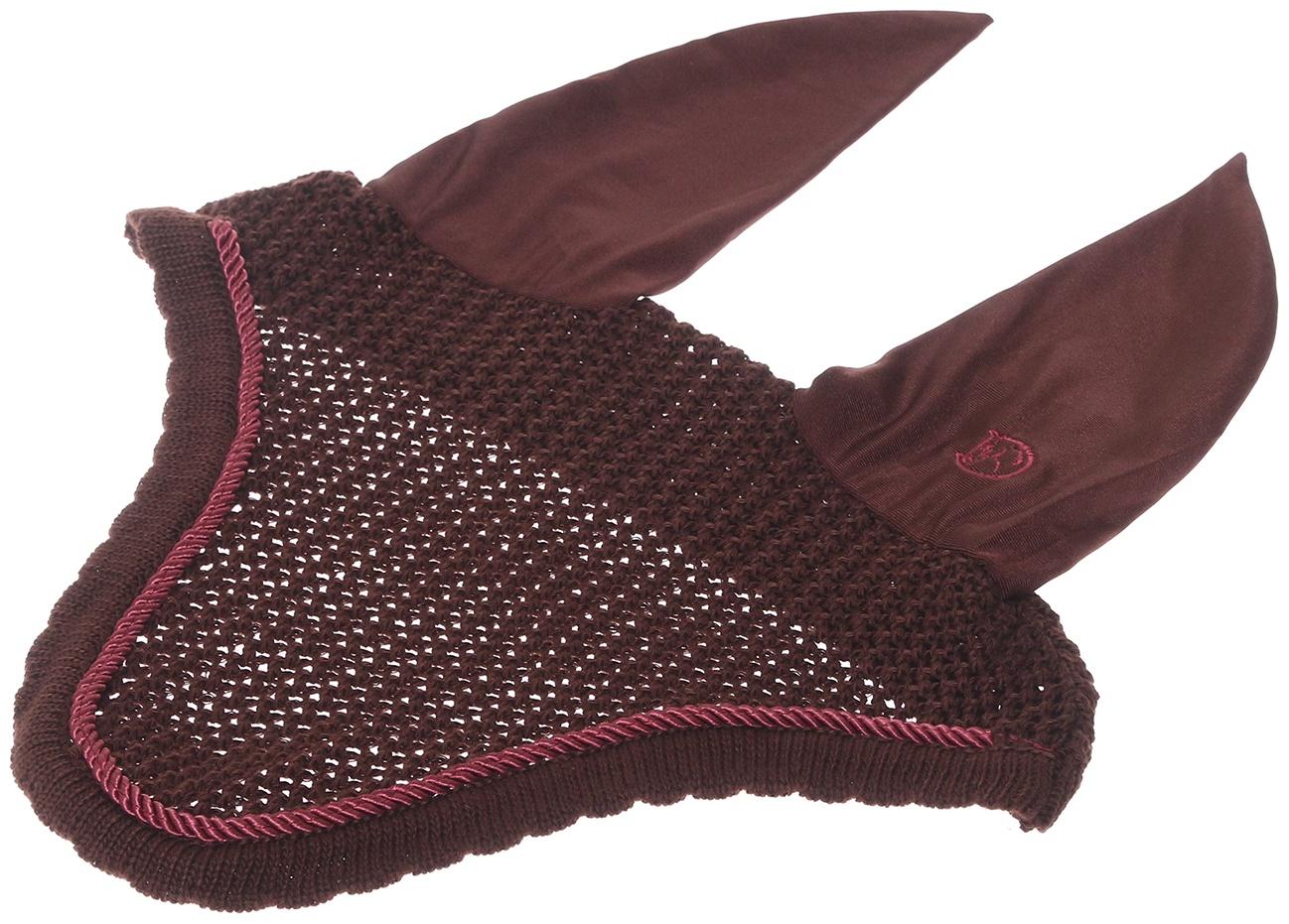 Ушки для лошади, коричневые с окантовкой