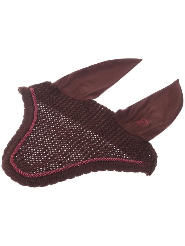 Ушки для лошади, коричневые с окантовкой