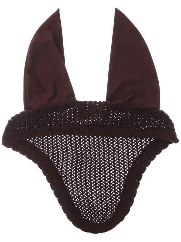 Ушки для лошади, коричневые с окантовкой